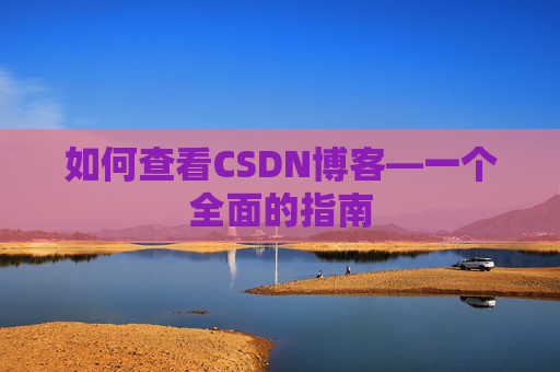如何查看CSDN博客—一个全面的指南